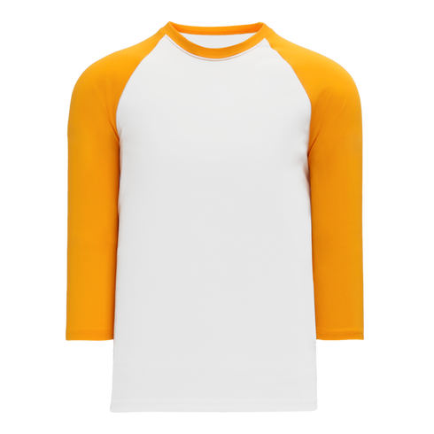 Athletic Knit 3/4 Sleeve Crew Neck Baseball Shirt (BA1846)